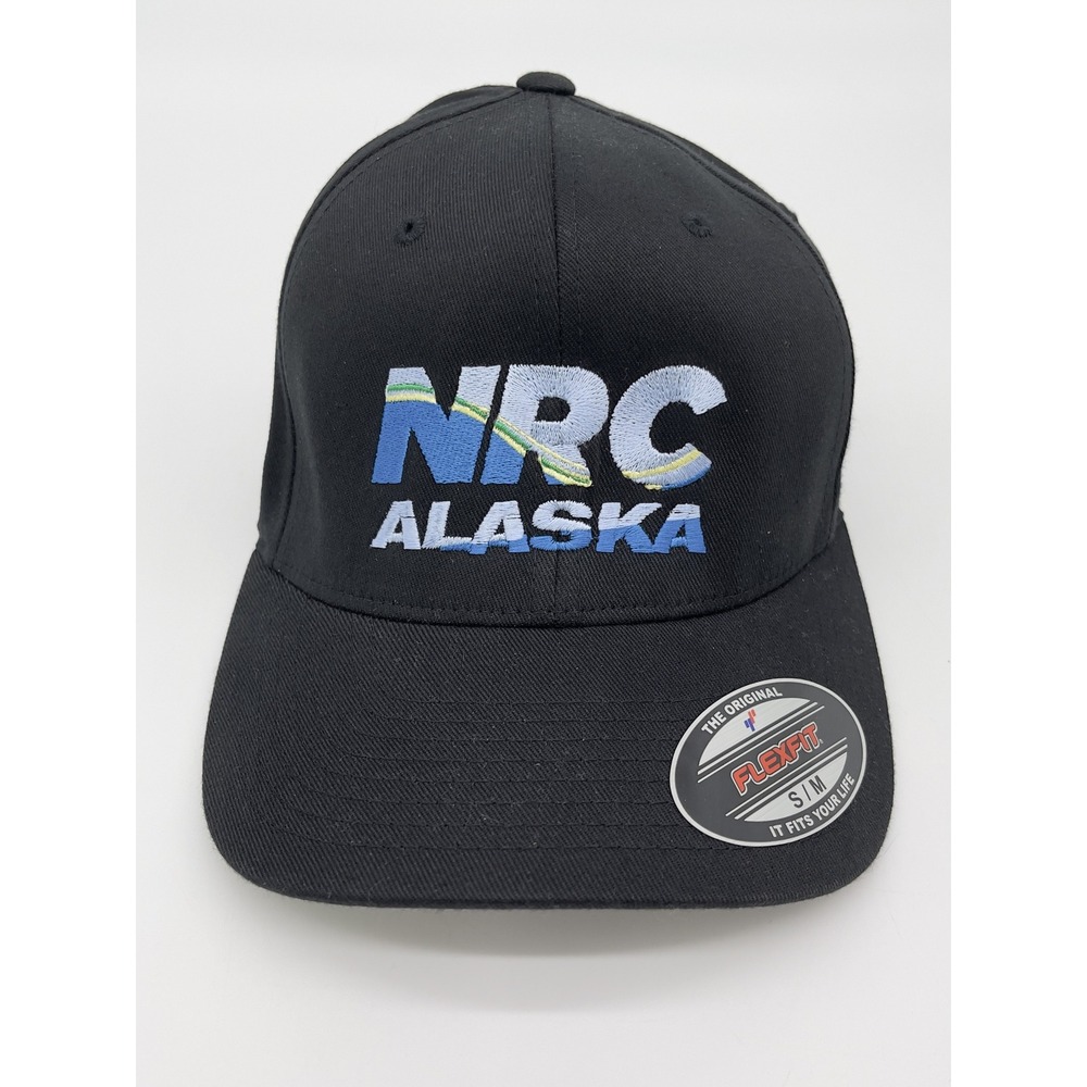 Flexfit NRC Alaska Baseball Hat Cap S/ M Embroidered Stretch Waste Disposal Swag